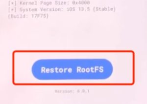 use Restore RootFS to uninstall Unc0ver